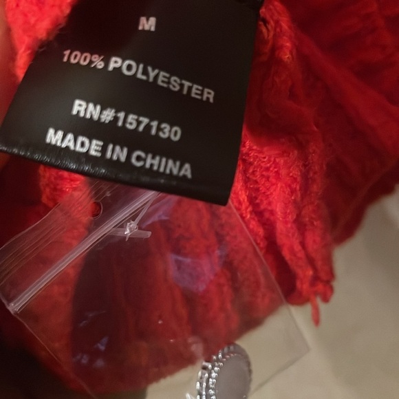 💕SALE 4 for $10💕Love & Luxe Red Button-Front Knit Skirt - Picture 4 of 5